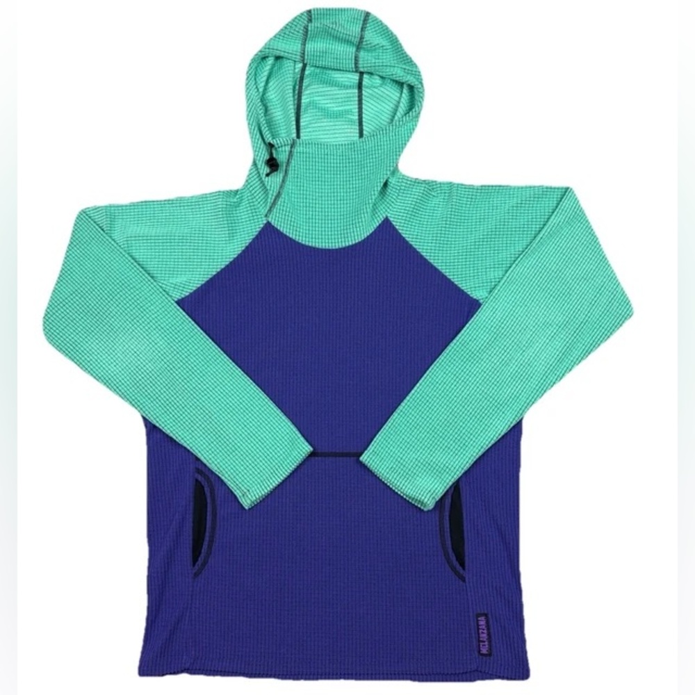 Melanzana Green and Blue Hoodie